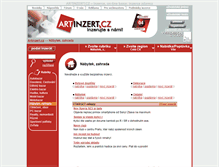 Tablet Screenshot of dum-nabytek-zahrada.artinzert.cz