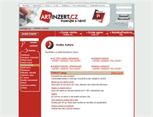 Tablet Screenshot of hudba-kultura.artinzert.cz