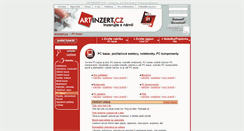 Desktop Screenshot of pc-bazar.artinzert.cz